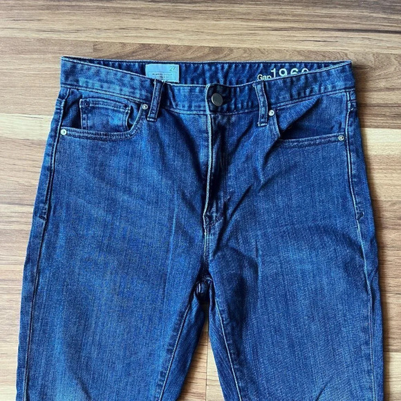 Gap 1969 Always Skinny High Rise Denim Ankle Jeans Size 27 R - Picture 3 of 8